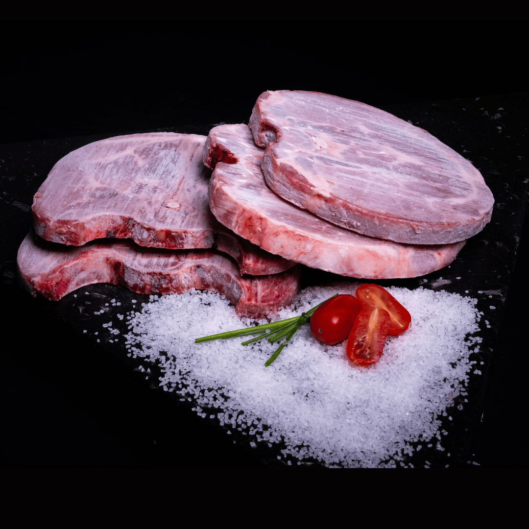 Chuletas de Bondiola de Cerdo Porcinus. Precio x peso $24.150